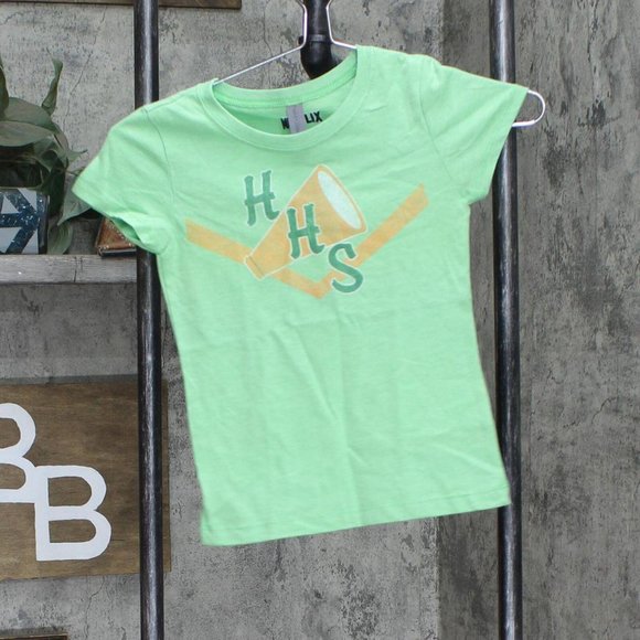 NEW Netflix Girls Stranger Things Hhs Short Sleeve Tee T Shirt Green Apple S - Picture 2 of 4